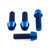 Titanium Rider Footrest Hanger Bolt Kit Blue