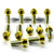 Titanium Rider Footrest Hanger Bolt Kit Gold