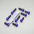 Titanium Rider Footrest Hanger Bolt Kit Purple Haze