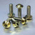 Titanium Rider Footrest Hanger Bolt Kit Gold