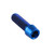 Titanium Socket Cap M5x(0.80mm)x16mm (7mm Head O/D) Blue