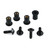 Titanium Screen Kit 4 Bolt Black