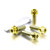 Titanium Subframe Mount Bolt Kit DualDrive Gold