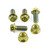 Titanium Subframe Mount Bolt Kit Race Spec Gold