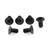 Titanium Sump Guard/Skid Plate Mount Bolt Kit Black