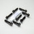 Titanium Top & Bottom Clamp Yoke Pinch Kit Black