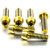 Titanium Top & Bottom Clamp Yoke Pinch Kit Gold