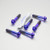 Titanium Top & Bottom Clamp Yoke Pinch Kit Purple Haze