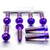 Titanium Top & Bottom Clamp Yoke Pinch Kit Purple Haze