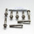 Titanium Top & Bottom Clamp Yoke Pinch Kit
