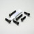 Titanium Top & Bottom Clamp Yoke Pinch Kit Black