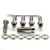 Titanium Top & Bottom Clamp Yoke Pinch Kit