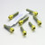 Titanium Top & Bottom Clamp Yoke Pinch Kit Gold