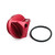 Aluminium Oil Filler Cap Kawasaki Standard Red