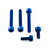 Aluminium Fuel Cap Bolt Kit Blue