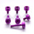 Aluminium Fuel Cap Kit Honda Purple