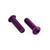 Aluminium Water Bottle Cage Bolts M5x(0.80mm)x20mm Dome Head XS Pack x2 Purple
