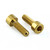 Stainless Steel Bottle Cage Kit M5x(0.80mm)x16mm Parallel Socket Cap Head Gold