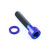 Titanium Top Cap Bolt Kit M6x(1.00mm)x30mm Parallel Head Socket Cap w/Washer Purple Haze