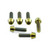 Titanium Stem Bolt Kit M5x(0.80mm)x16mm Socket Cap Gold