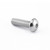 Aluminium Dome Head Bolt M6x(1.00mm)x20mm (12mm O/D) Silver
