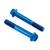 Titanium Front Brake Caliper Mount Bolt Kit Blue