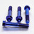 Titanium Front Brake Caliper Mount Bolt Kit Blue
