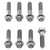Stainless Steel Top & Bottom Clamp Yoke Pinch Kit Race Spec