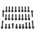 Aluminium Engine Bolt Kit Yamaha Tenere 700 / Rally Race Spec Etched Black