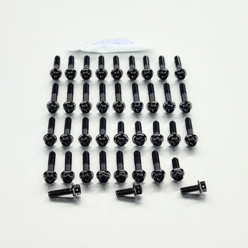 Aluminium Engine Kit Honda CBR600RR Race Spec Etched 07-12 Black