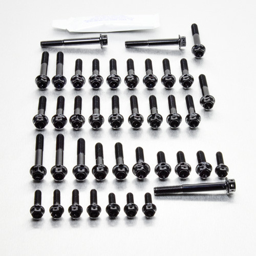 Aluminium Engine Kit Aprilia SL Falco 1000 Race Spec Etched 99-05 Black