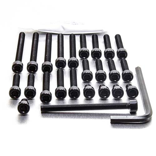 Aluminium Engine Kit Kawasaki ZX400C Black