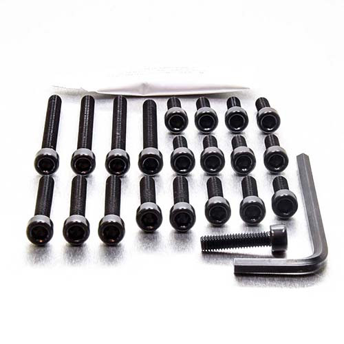 Aluminium Engine Kit Yamaha GTS1000 Black