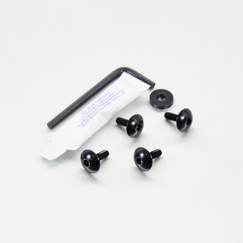 Aluminium Screen Kit 4 Bolt XL Black