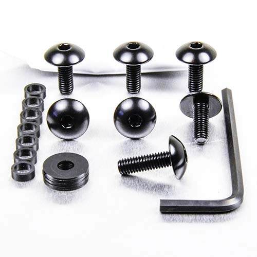 Aluminium Body Panel Kit Suzuki DR125 SEY Black