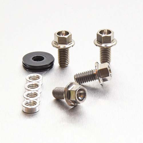 Titanium Chain Guard Bolt Kit