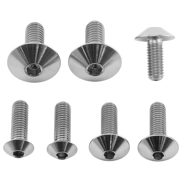 Titanium Chain Guard & Rear Hugger Bolt Kit
