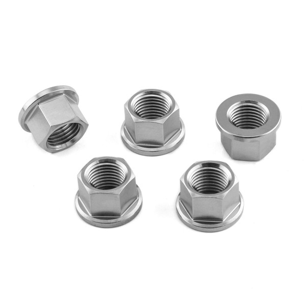 Stainless Steel Sprocket Nut M12x(1.25mm) Pack x5