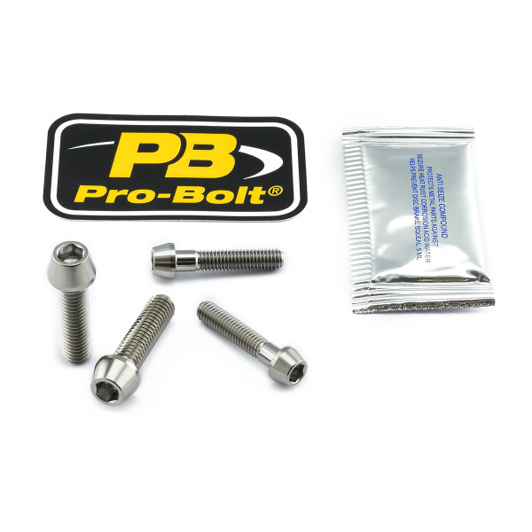 Titanium Clip-On / Handle Bar Mount Bolt Kit