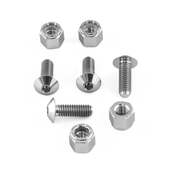 Titanium Screen Kit 4 Bolts and Nuts