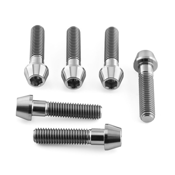 Titanium Top & Bottom Clamp Yoke Pinch Kit