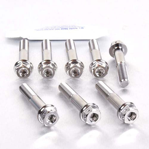Titanium Top & Bottom Clamp Yoke Pinch Kit DualDrive