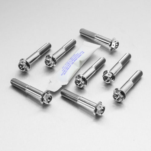 Titanium Top & Bottom Clamp Yoke Pinch Kit Race Spec