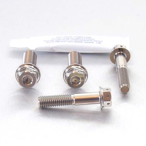 Titanium Top & Bottom Clamp Yoke Pinch Kit DualDrive