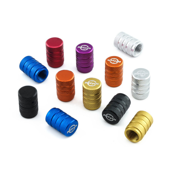 Aluminium Valve Dust Cap Pack x2