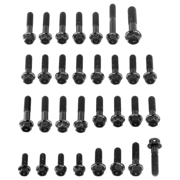 Aluminium Engine Bolt Kit KTM 690 Enduro R/GASGAS ES700/HUSQVARNA 701 Enduro Race Spec Etched Black