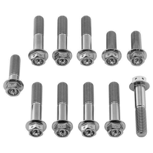 Titanium Top & Bottom Clamp Yoke Pinch Kit Race Spec