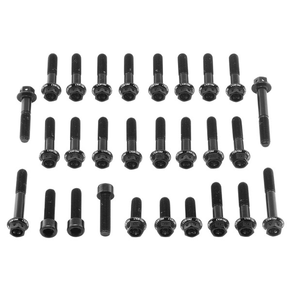 Aluminium Engine Bolt Kit Yamaha Tenere 700 / Rally Race Spec Etched Black
