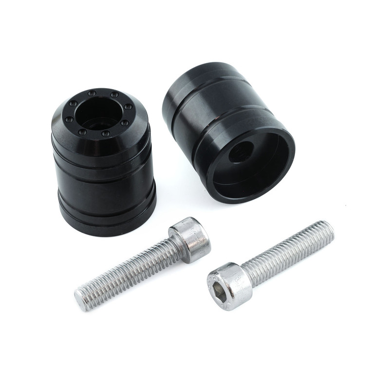 Aluminium Bar Ends Kawasaki 10 Pair M8x35mm Bolts Black