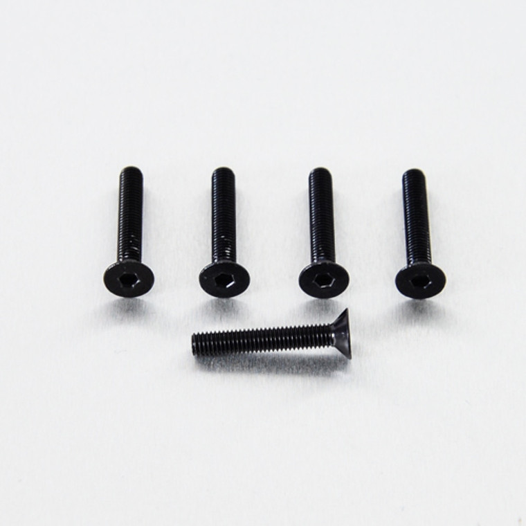 Aluminium Countersunk Bolt M5x(0.80mm)x30mm Pack x5 Black